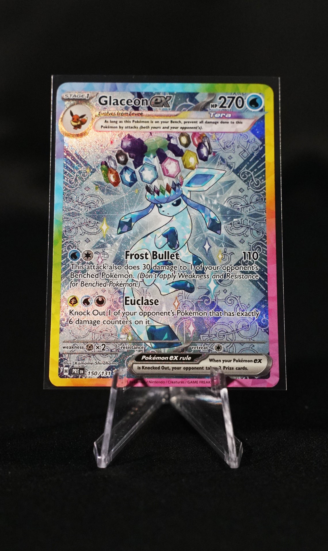Glaceon EX SIR 150/131 PRE